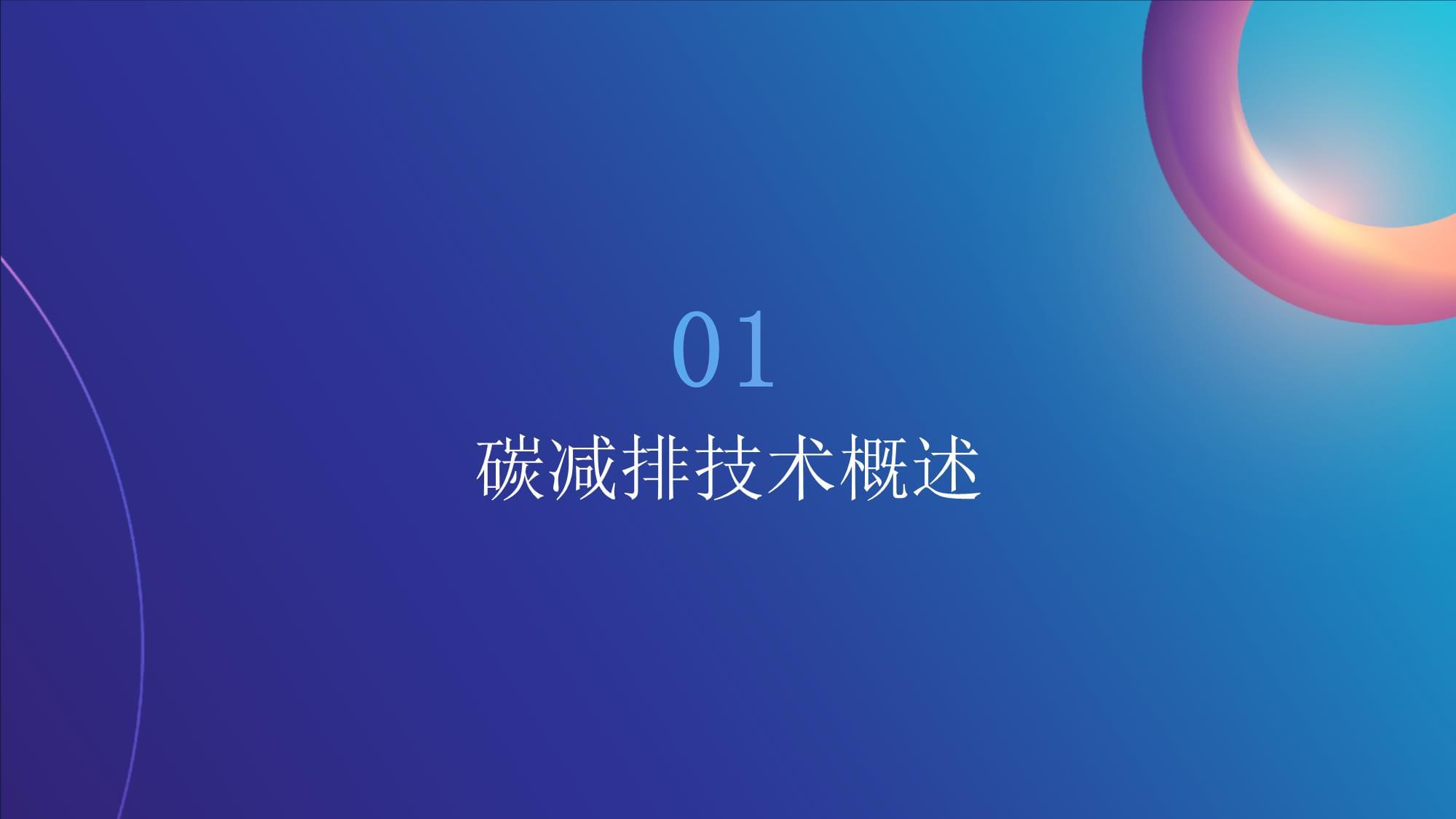 碳减排技术 从教学基石到研发前沿